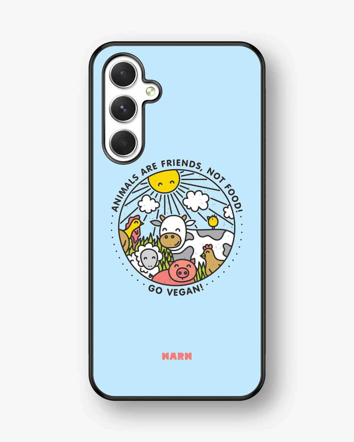 Samsung Galaxy A54 5G Hard Case – Friends, Not Food - View 1
