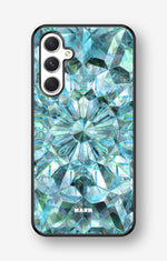 Samsung Galaxy A54 5G Hard Case – Green Crystals - View 1