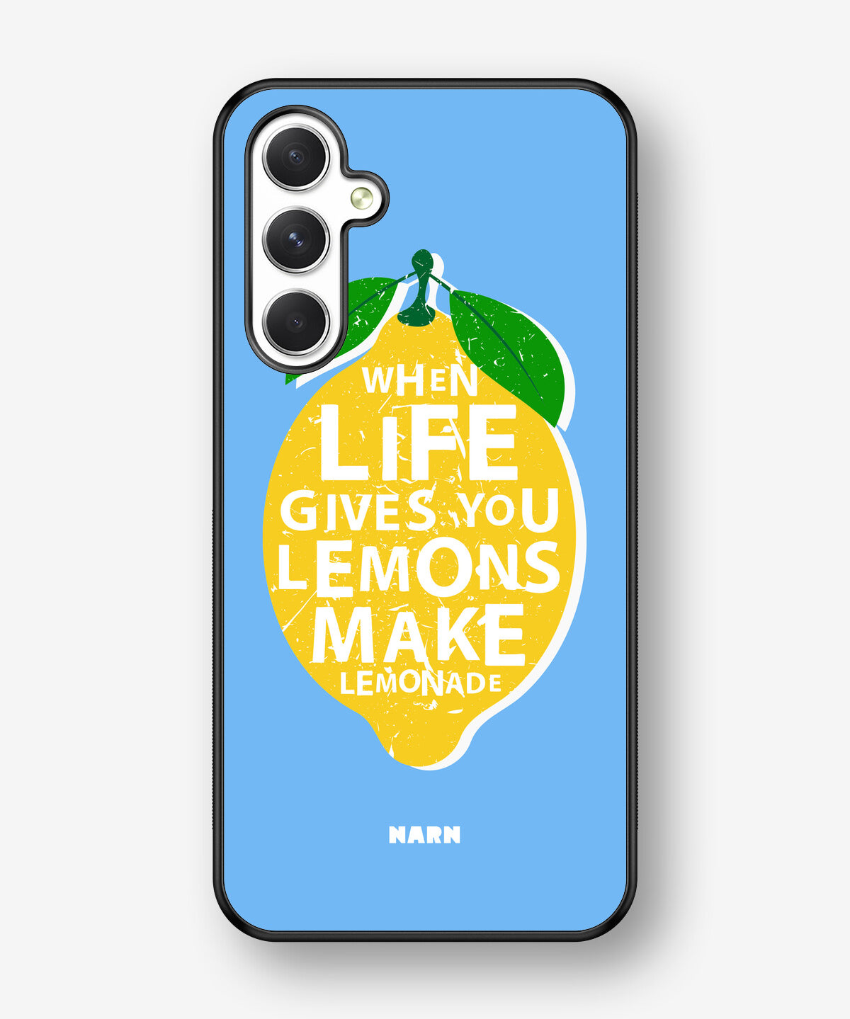 Samsung Galaxy A54 5G Hard Case – Lemon Quote - View 1
