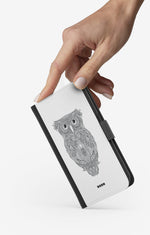 Samsung Galaxy A7 (2018) Wallet Case - Owl - View 2