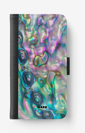 Samsung Galaxy A7 (2018) Wallet Case - Seashell - View 1