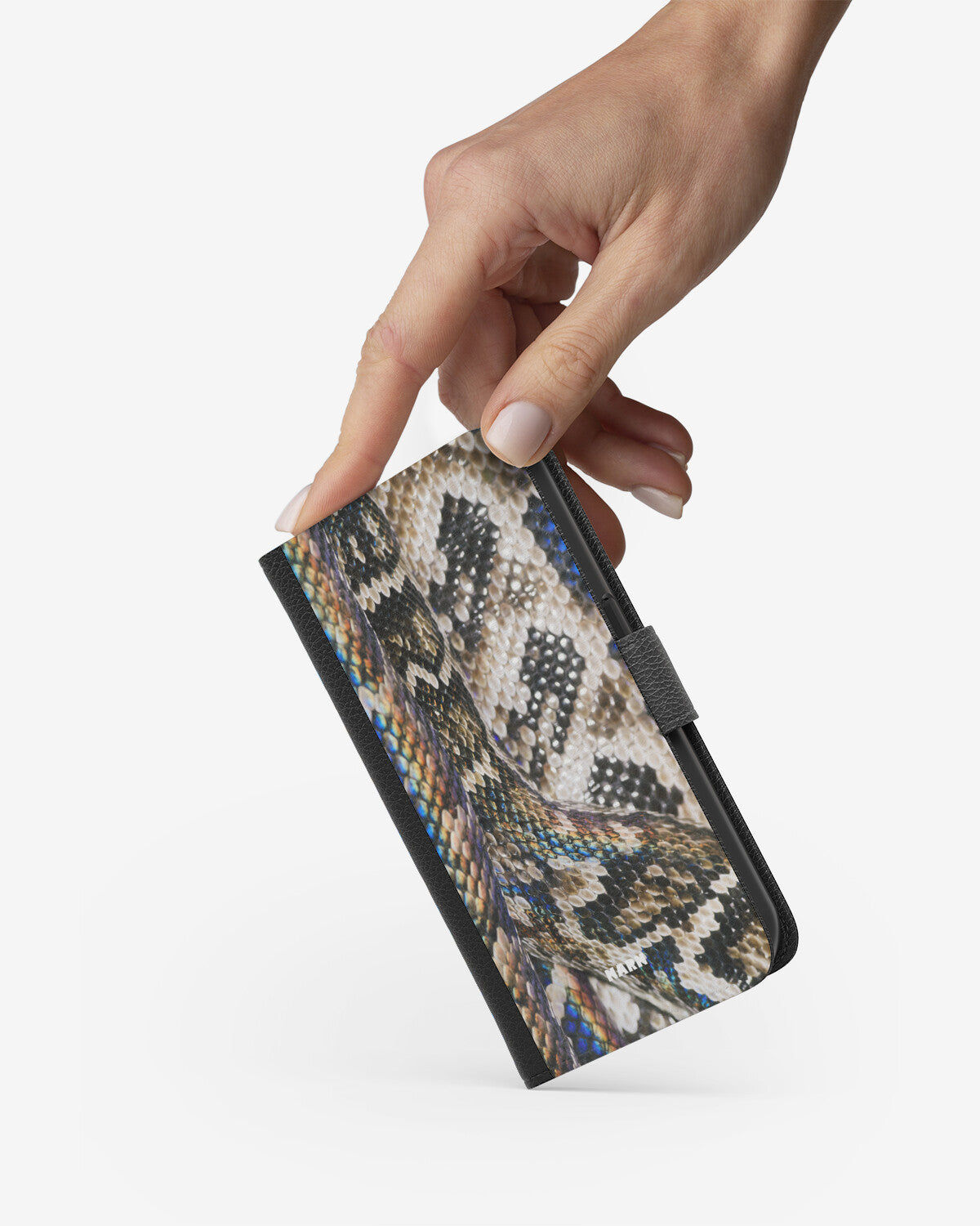 Samsung Galaxy A7 (2018) Wallet Case - Shining Snakeskin - View 2