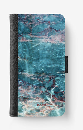 Samsung Galaxy A70 Wallet Case - Icy Marble - View 1