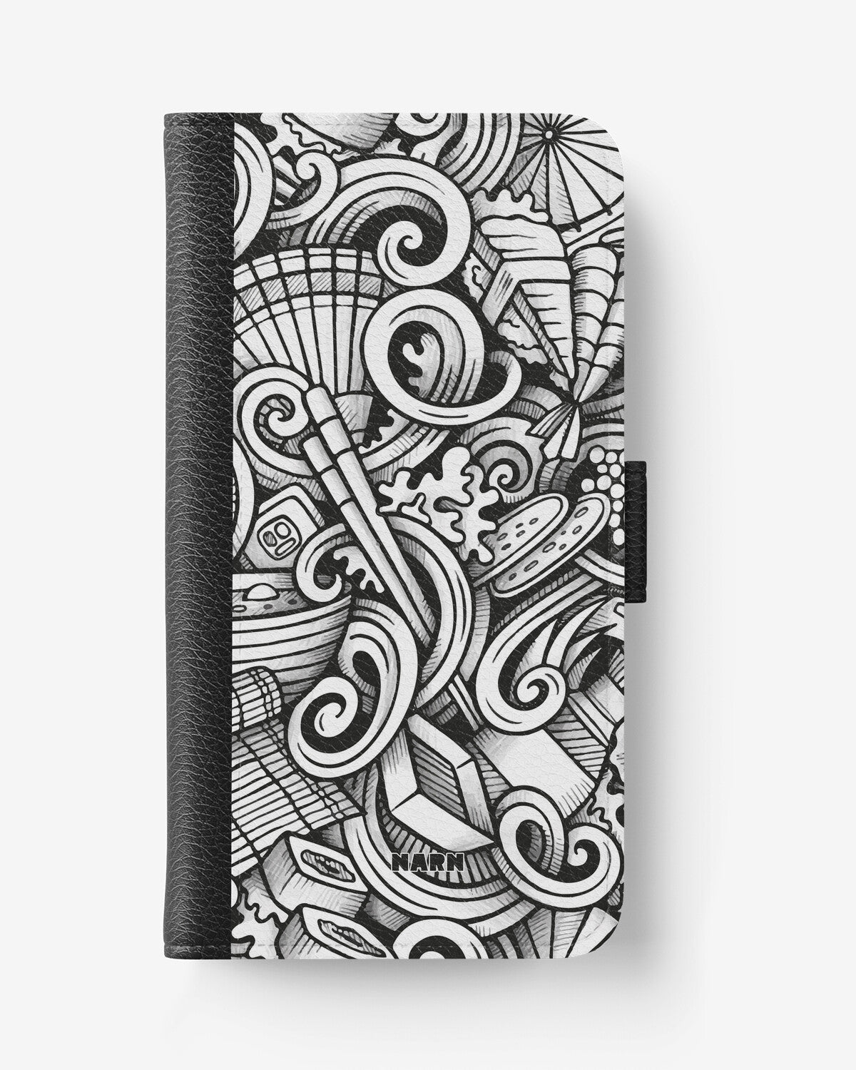 Samsung Galaxy A70 Wallet Case - Japanese Pattern - View 1