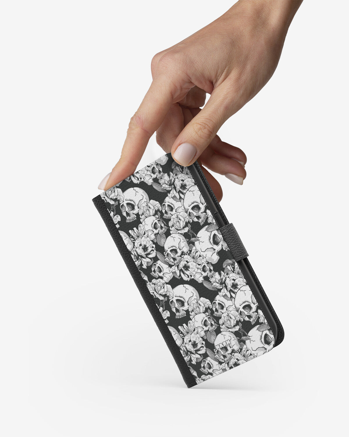 Samsung Galaxy A71 Wallet Case - Skull Garden - View 2