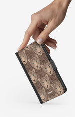 Samsung Galaxy J6 Wallet Case - Leopard Gaze - View 2