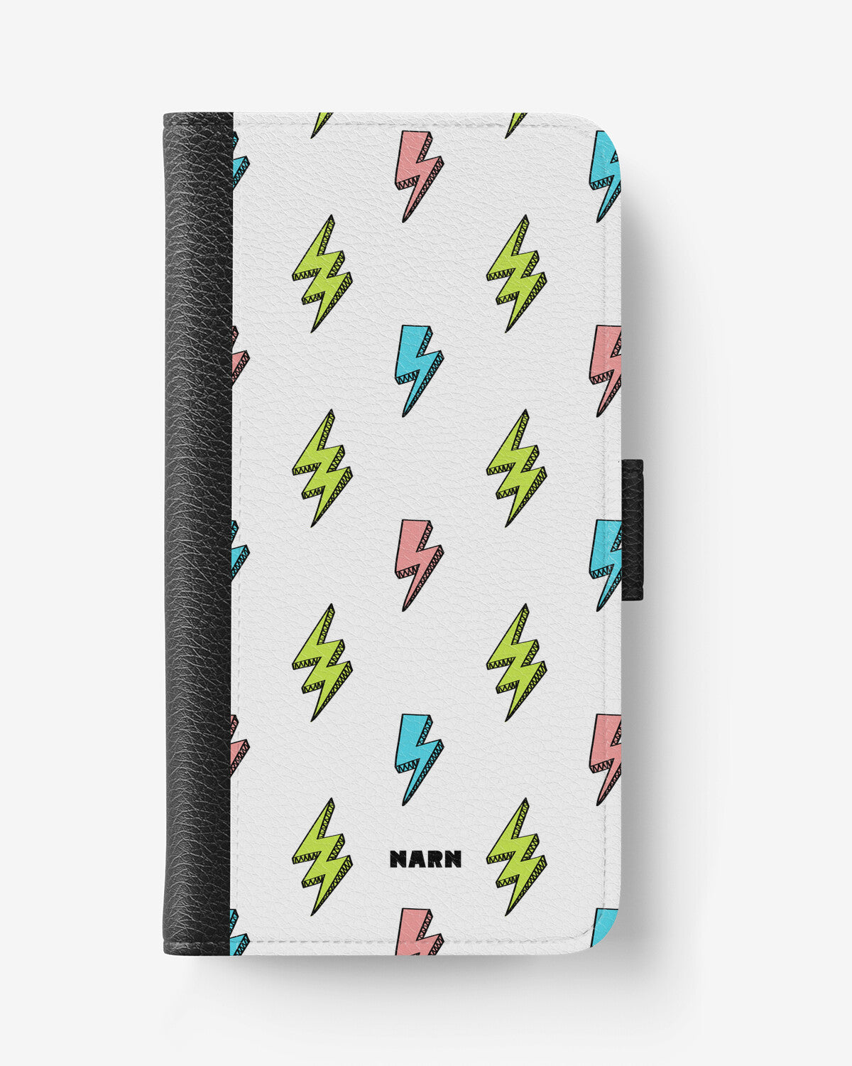Samsung Galaxy J6 Wallet Case - Lightning Bolts - View 1