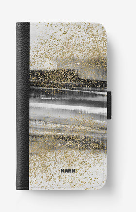 Samsung Galaxy J6 Wallet Case - Sparkly Tie Dye - View 1