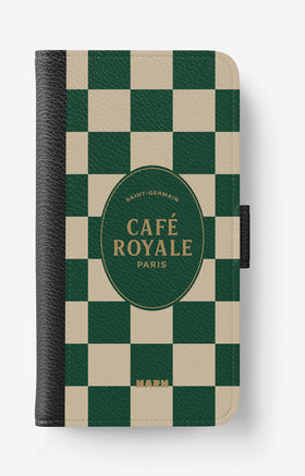 Samsung Galaxy J6 Wallet Case - Cafe Royale - View 1