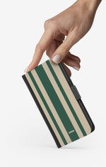 Samsung Galaxy J6 Wallet Case - Vert Stripe - View 2