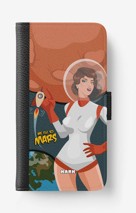 Samsung Galaxy Note 10 Plus Wallet Case - We Fly To Mars - View 1