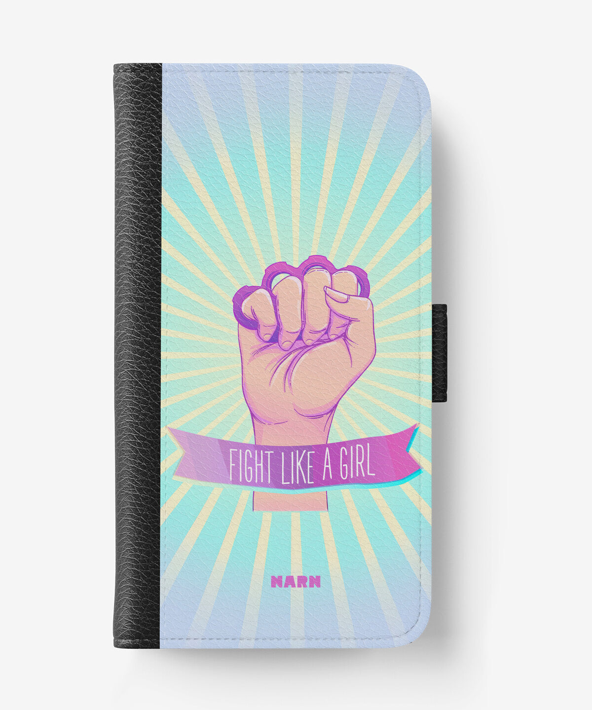 Samsung Galaxy Note 10 Wallet Case - Fight Like A Girl - View 1