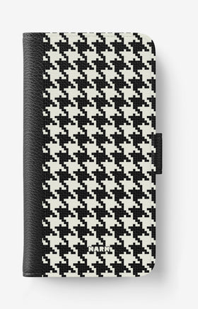 Samsung Galaxy Note 10 Wallet Case - Houndstooth - View 1