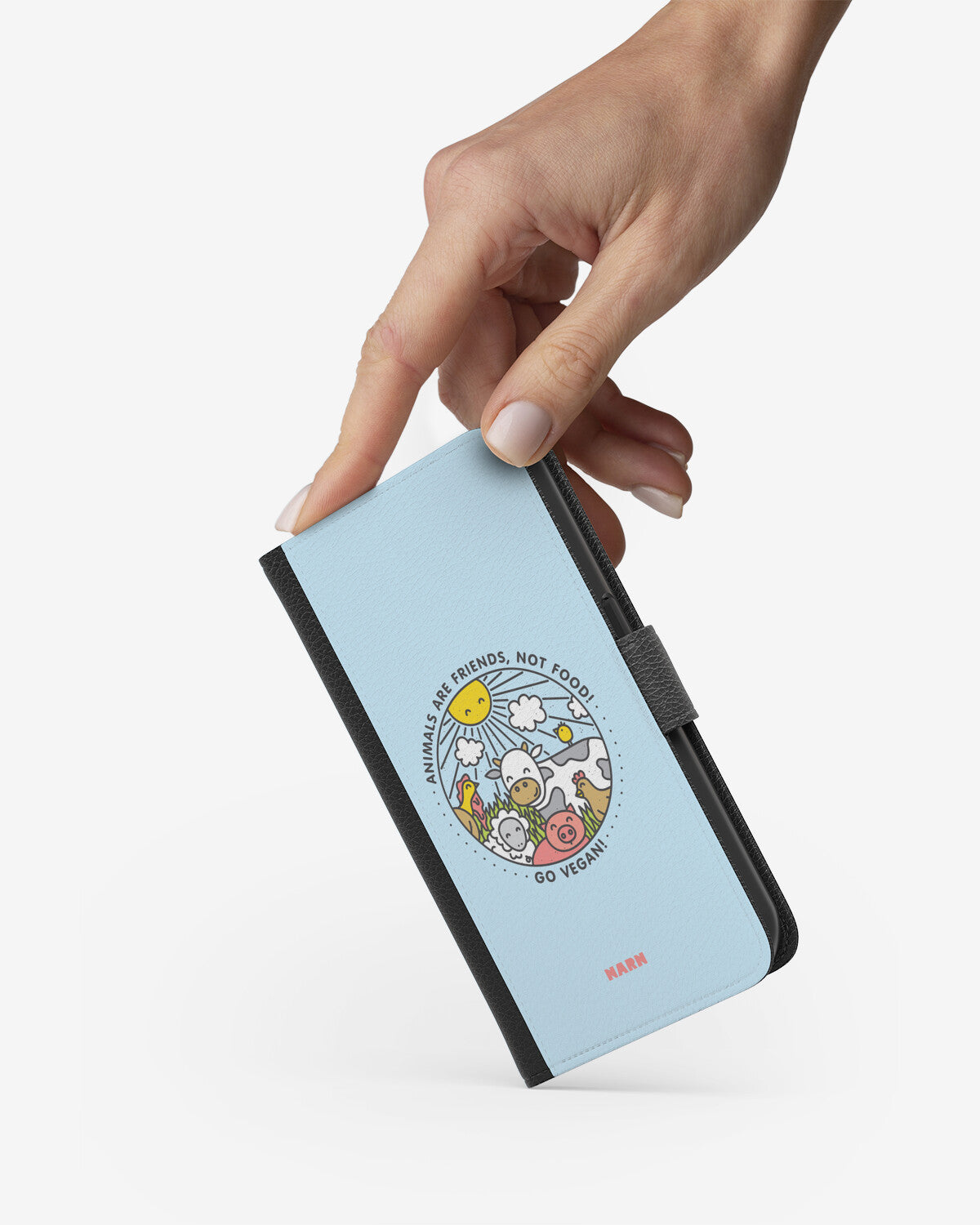 Samsung Galaxy Note 8 Wallet Case - Friends, Not Food - View 2