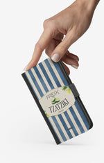 Samsung Galaxy Note 8 Wallet Case - Greek Blues - View 2