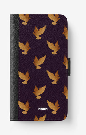 Samsung Galaxy Note 8 Wallet Case - Royal Doves - View 1