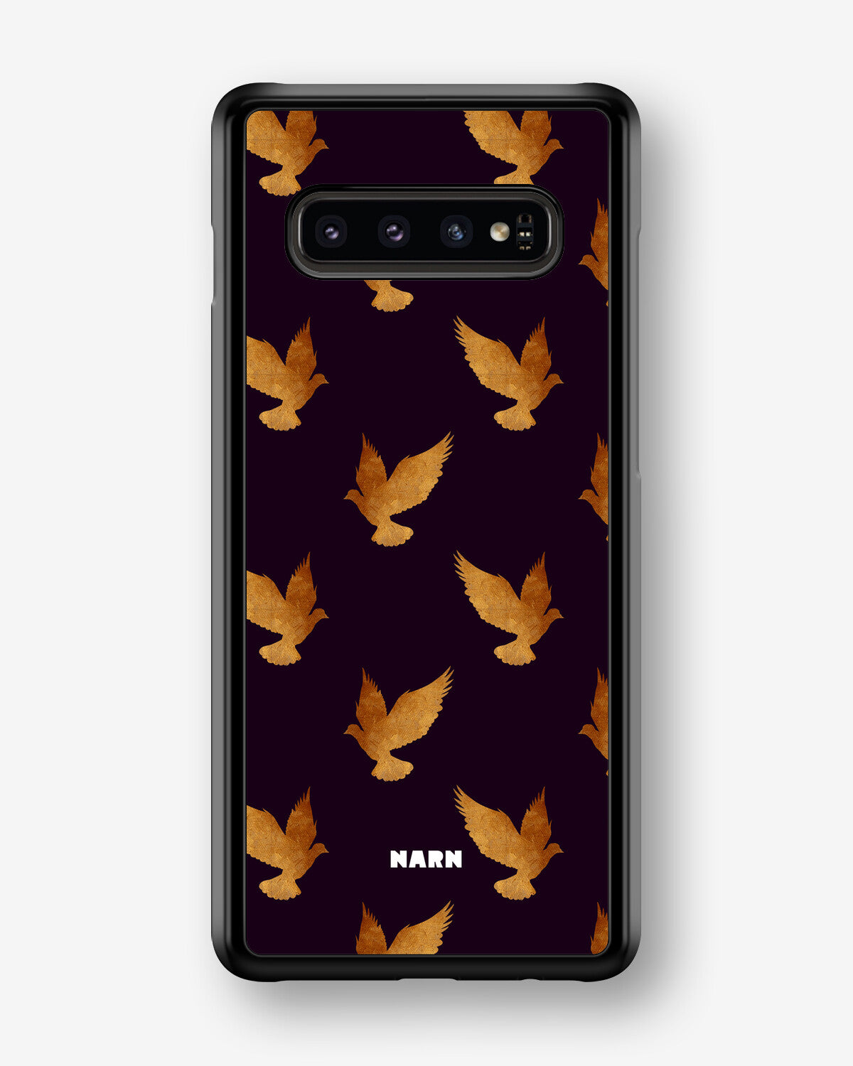 Samsung Galaxy S10 Hard Case – Royal Doves - View 1