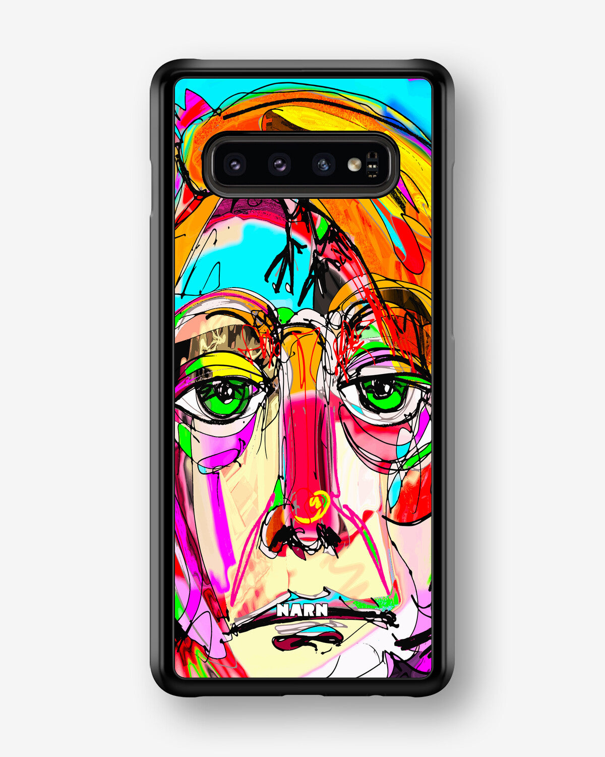 Samsung Galaxy S10 Plus Hard Case – Abstract Portrait - View 1