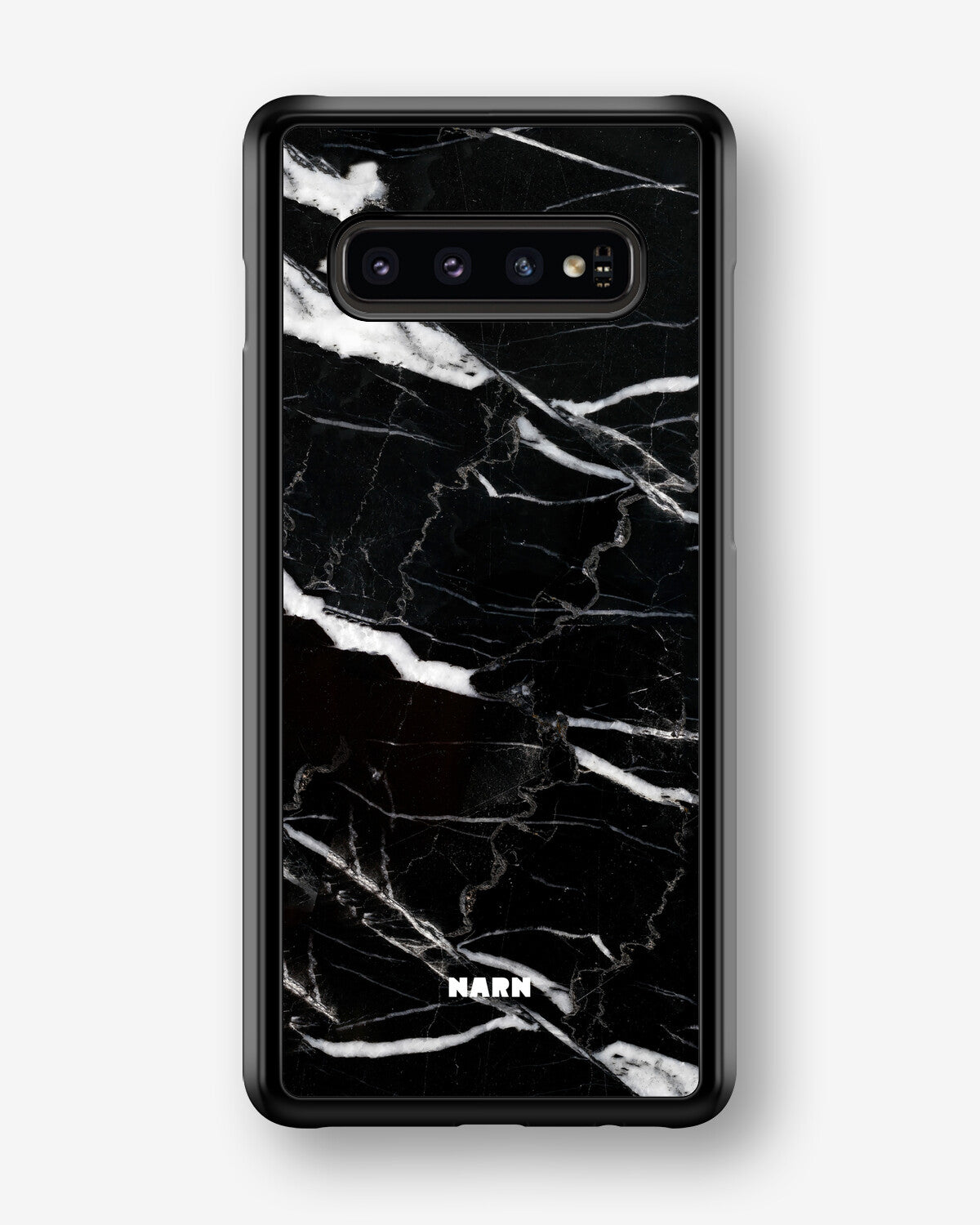 Samsung Galaxy S10 Plus Hard Case – Black Marble - View 1
