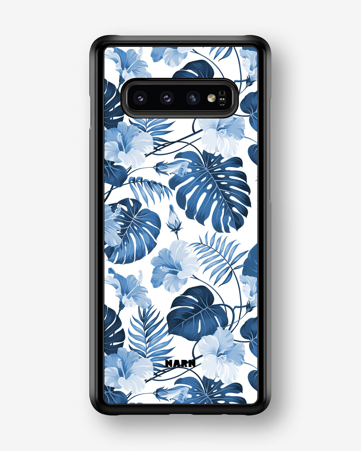 Samsung Galaxy S10 Plus Hard Case – Blue Tropics - View 1