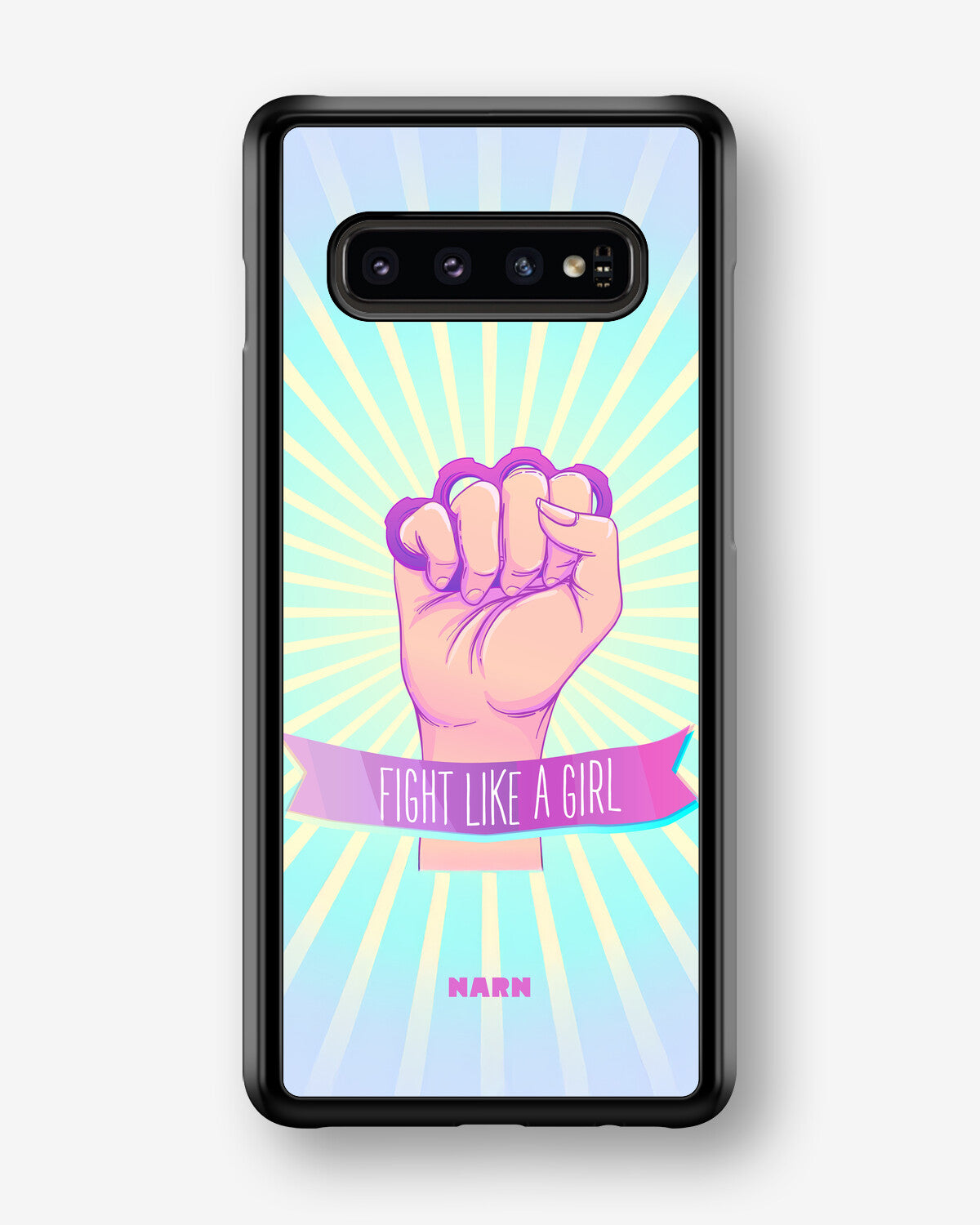 Samsung Galaxy S10 Plus Hard Case – Fight Like A Girl - View 1