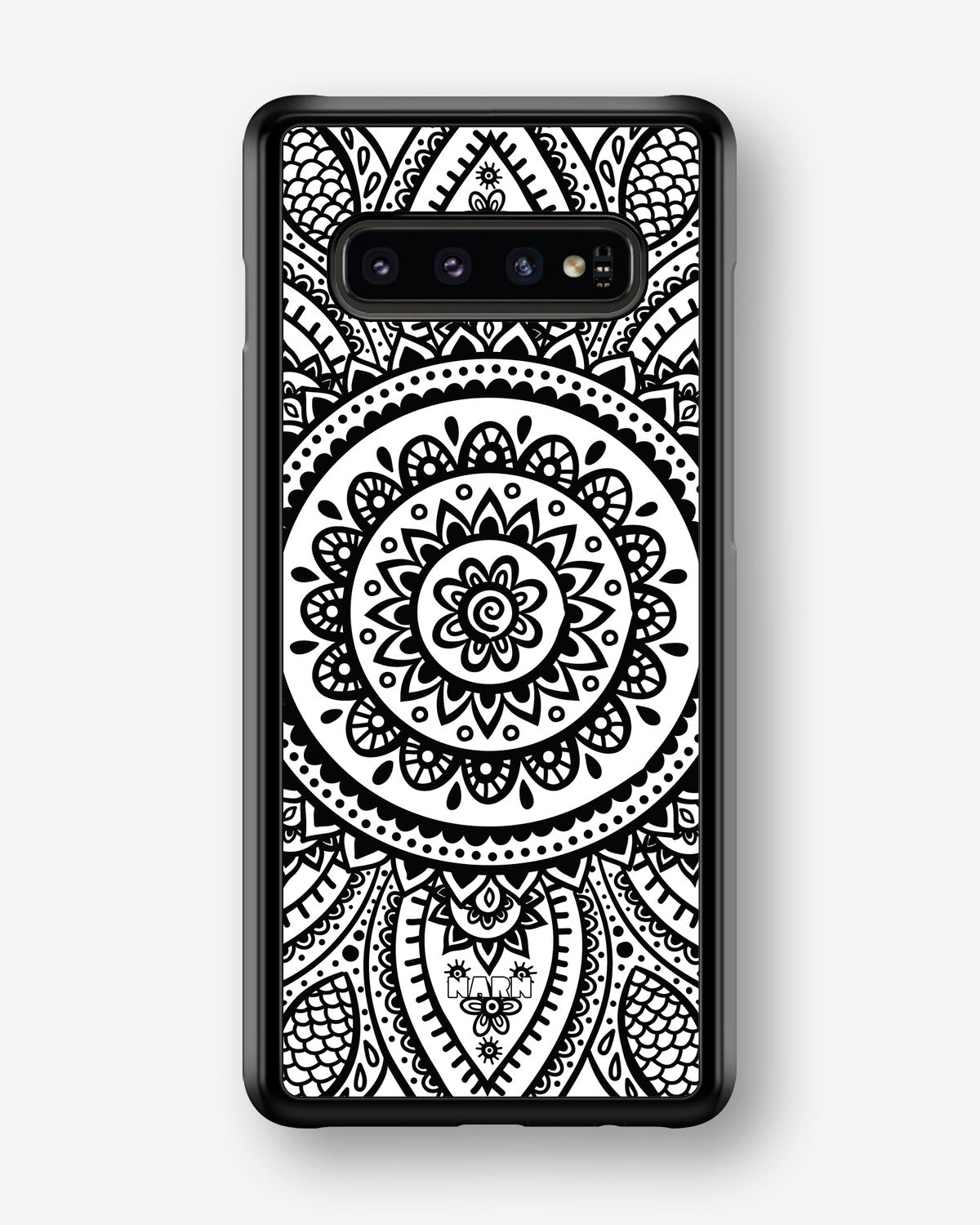 Samsung Galaxy S10 Plus Hard Case – Henna Mandala - View 1