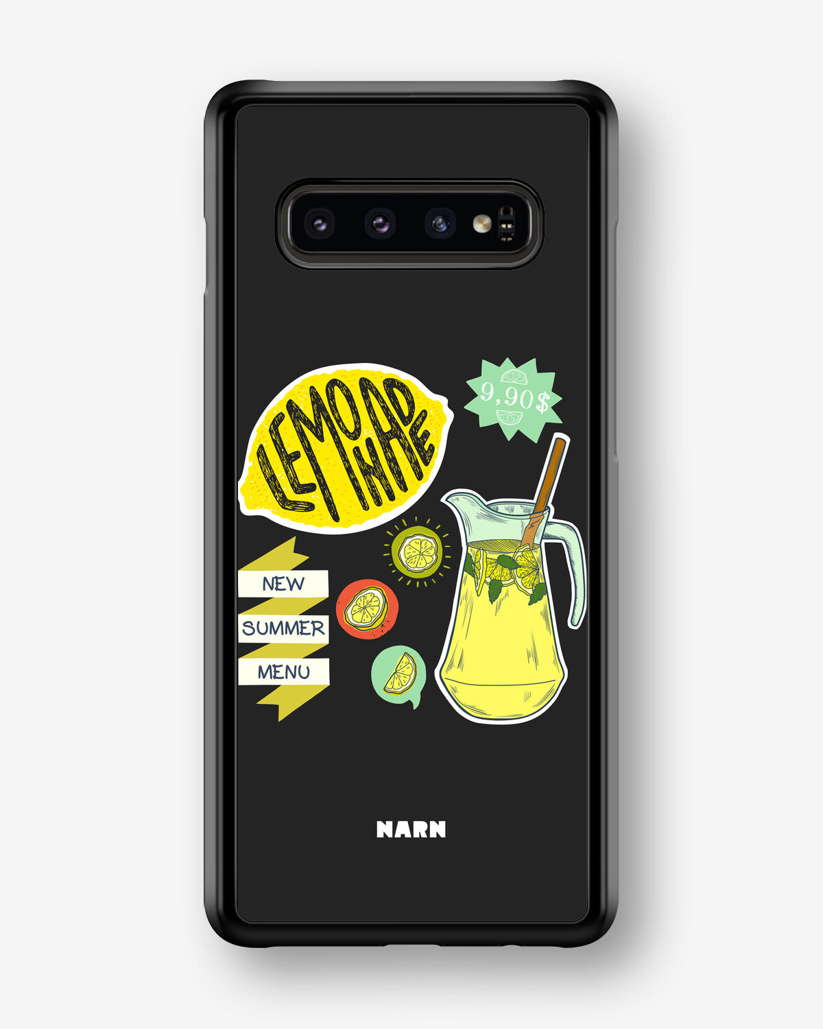 Samsung Galaxy S10 Plus Hard Case – Lemon Summer - View 1