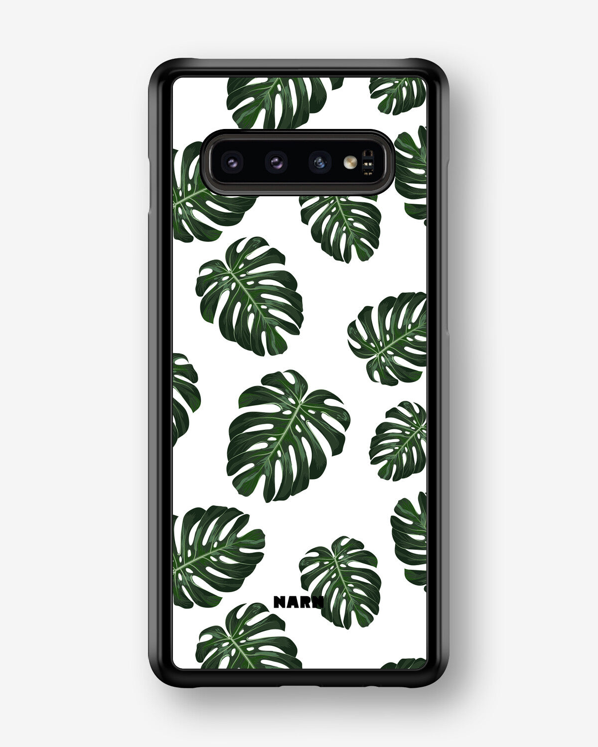 Samsung Galaxy S10 Plus Hard Case – Monstera Pattern - View 1
