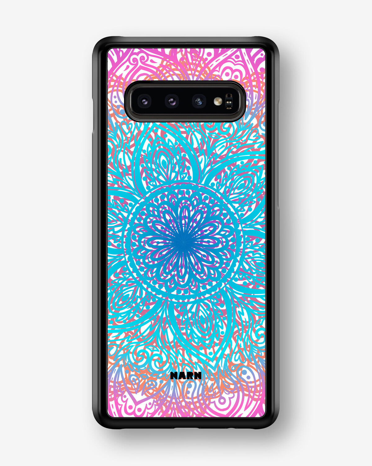 Samsung Galaxy S10 Plus Hard Case – Pastel Mandala - View 1