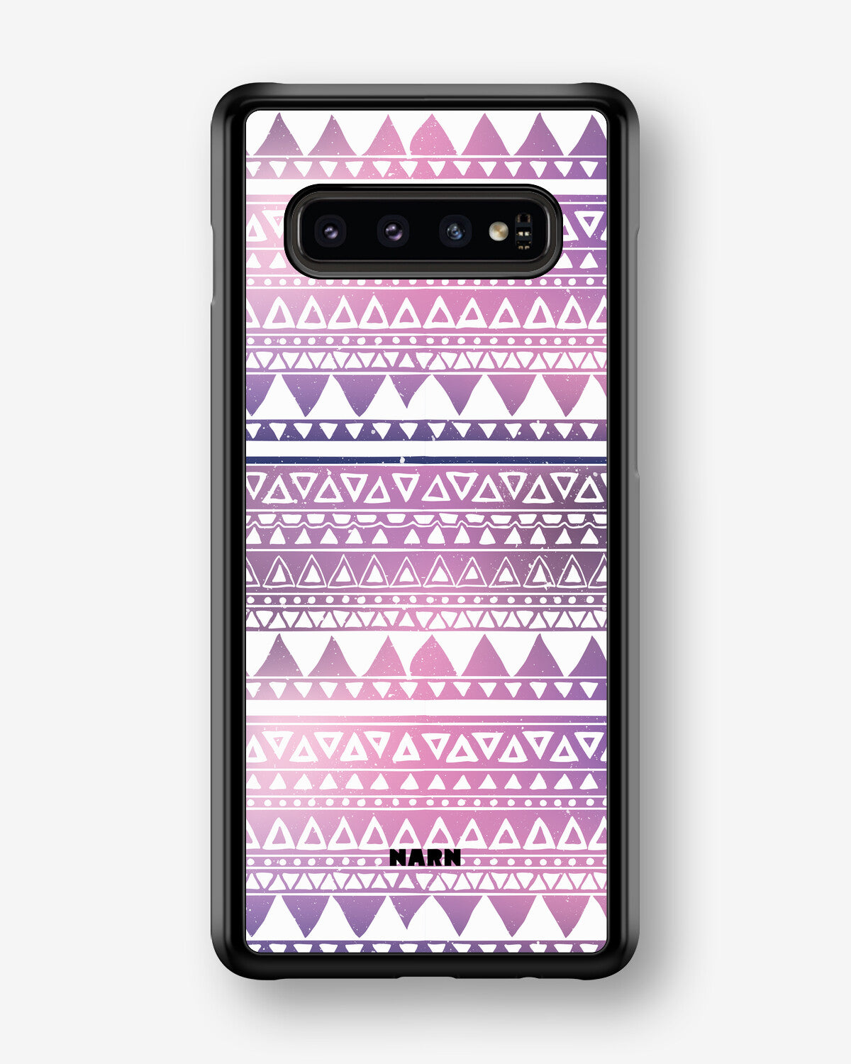 Samsung Galaxy S10 Plus Hard Case – Purple Aztec - View 1