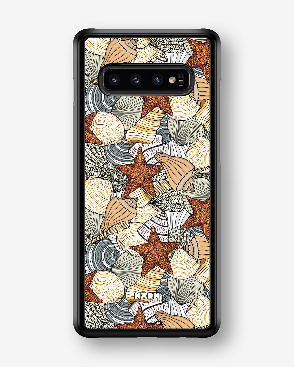 Samsung Galaxy S10 Plus Hard Case – Sea Shells - View 1