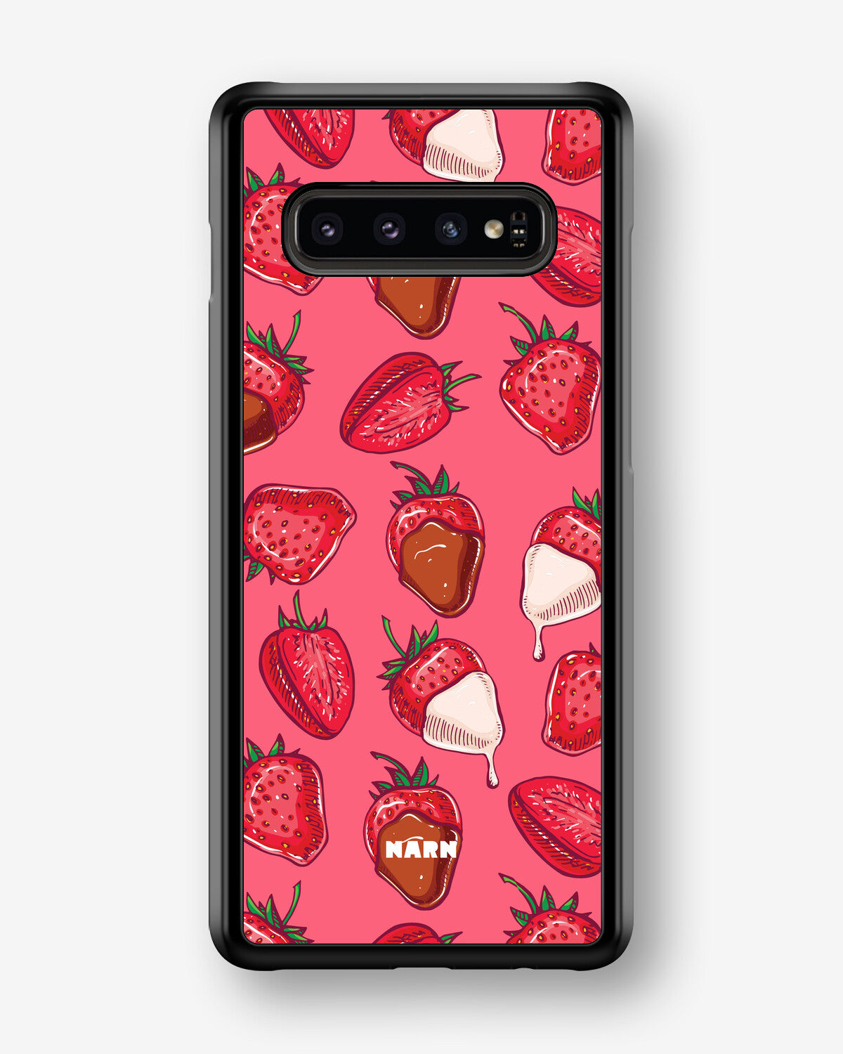 Samsung Galaxy S10 Plus Hard Case – Strawberry Chocolate - View 1