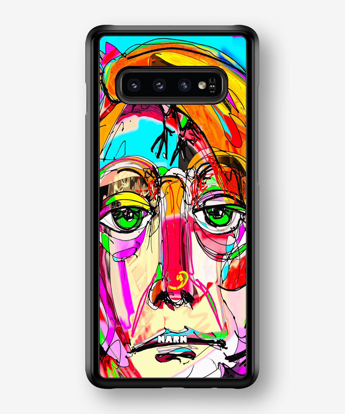 Samsung Galaxy S10 Hard Case – Abstract Portrait - View 1