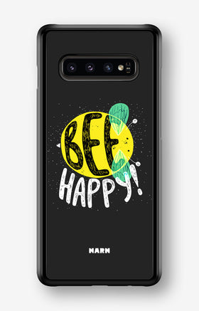 Samsung Galaxy S10 Hard Case – BEE Happy - View 1