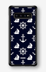 Samsung Galaxy S10 Hard Case – Deep Blue Voyage - View 1