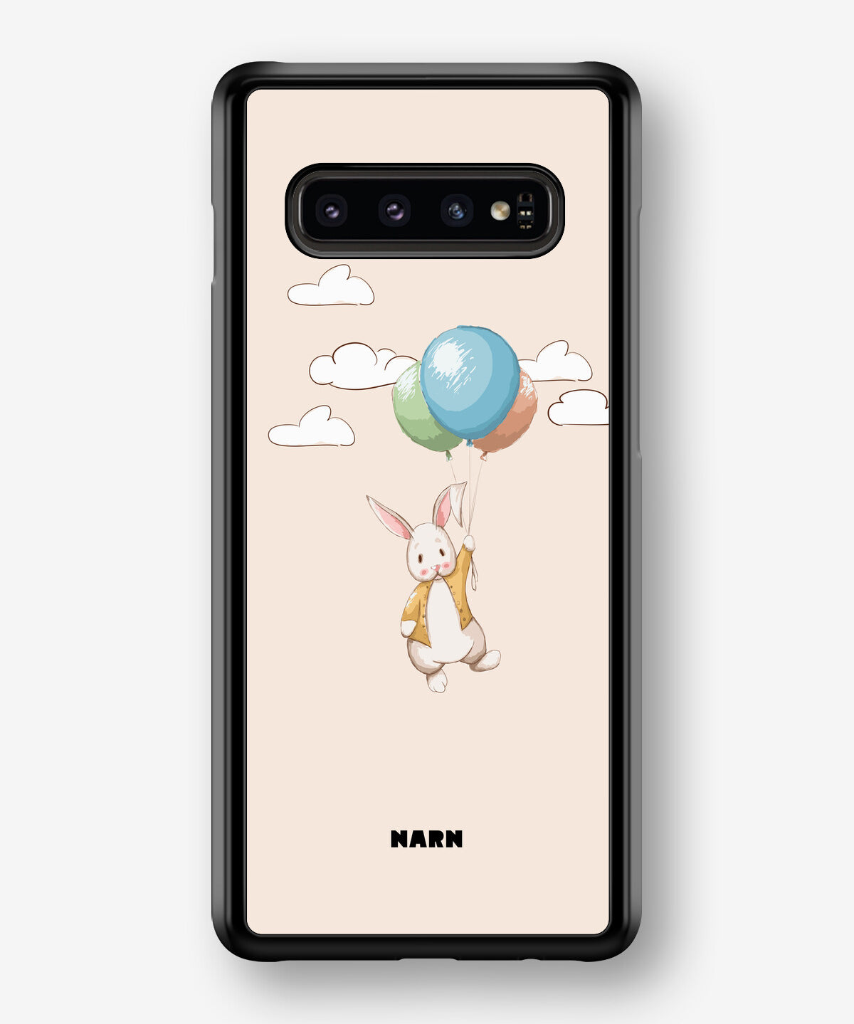 Samsung Galaxy S10 Hard Case – Flying Rabbit - View 1