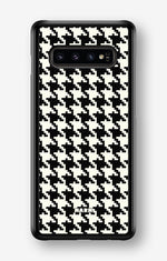 Samsung Galaxy S10 Hard Case – Houndstooth - View 1