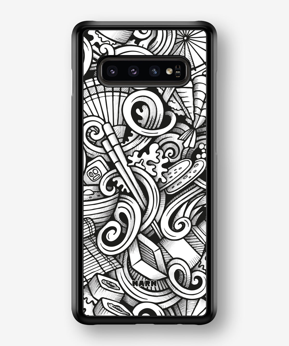 Samsung Galaxy S10 Hard Case – Japanese Pattern - View 1
