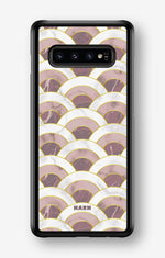 Samsung Galaxy S10 Hard Case – Pink Marble Waves - View 1