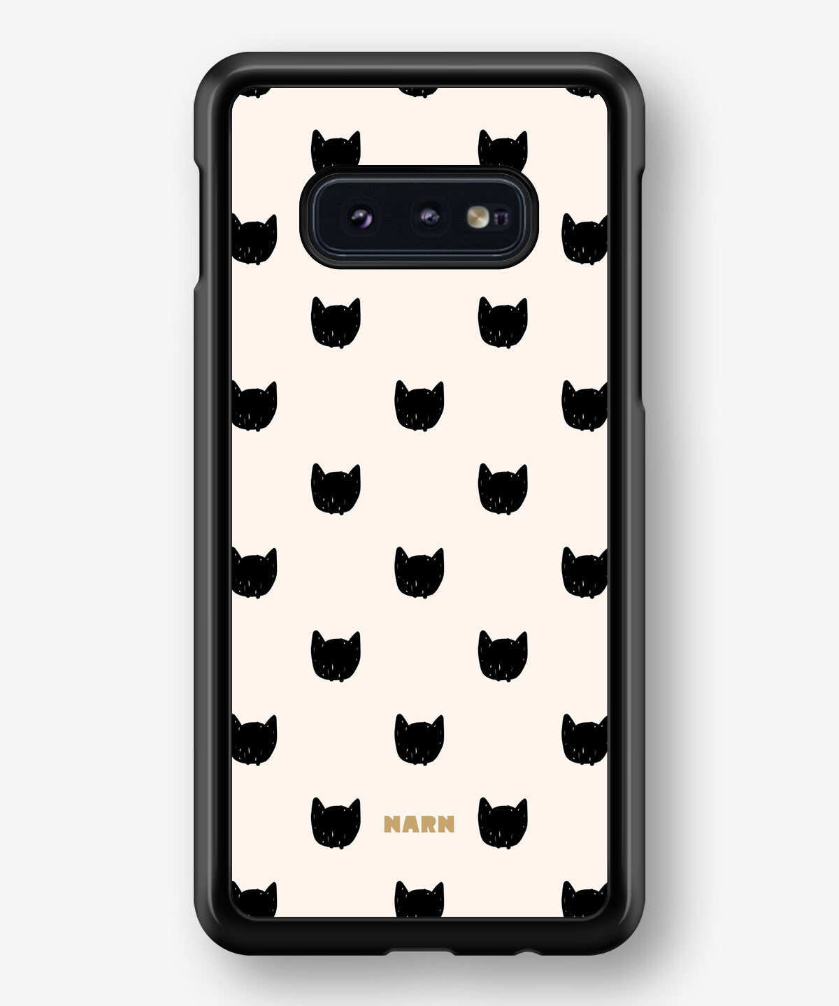 Samsung Galaxy S10e Hard Case – Kitty Dots - View 1