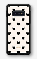 Samsung Galaxy S10e Hard Case – Kitty Dots - View 1
