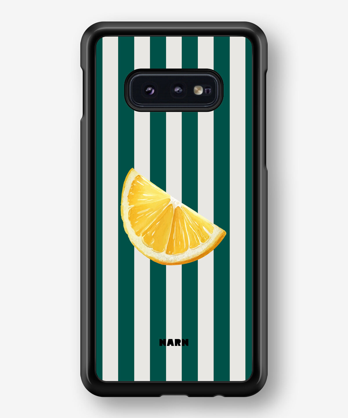 Samsung Galaxy S10e Hard Case – Lemon Stripes - View 1