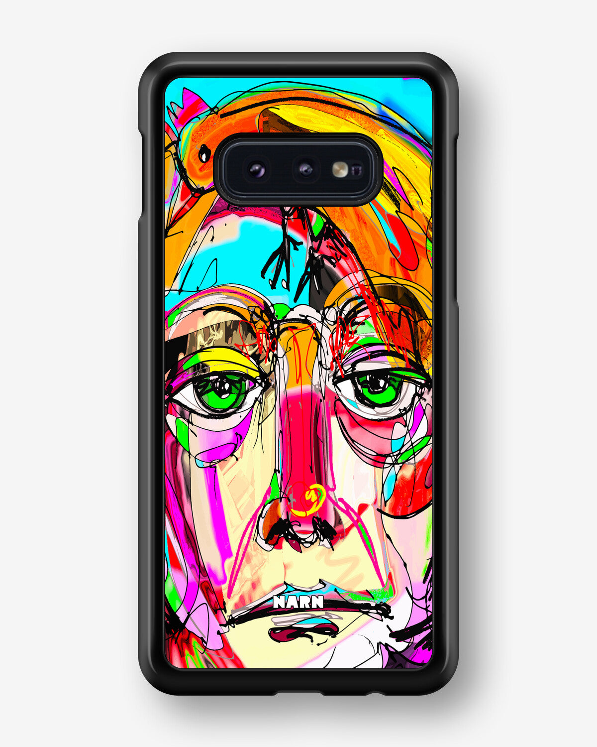 Samsung Galaxy S10e Hard Case – Abstract Portrait - View 1