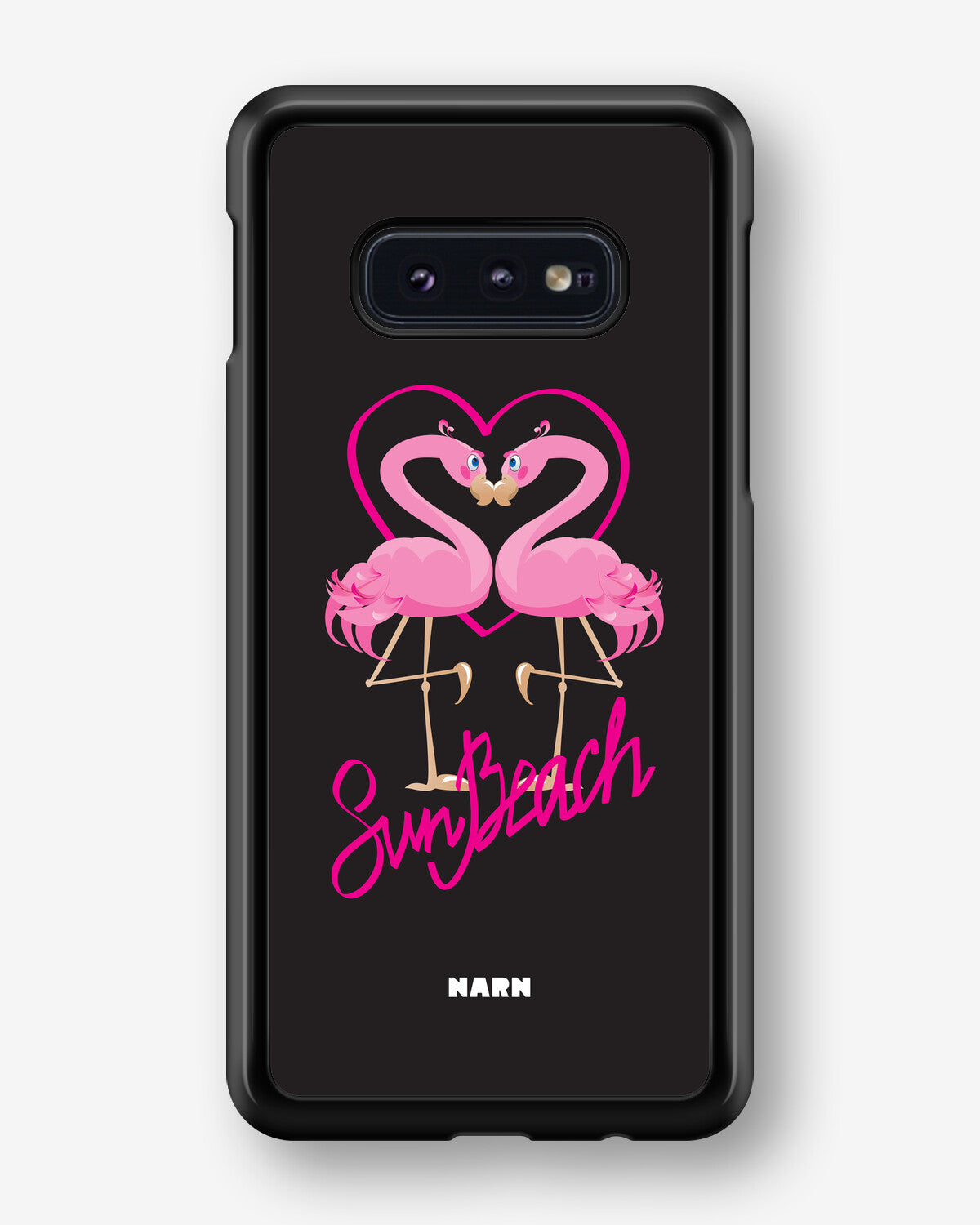 Samsung Galaxy S10e Hard Case – Beach Flamingo - View 1