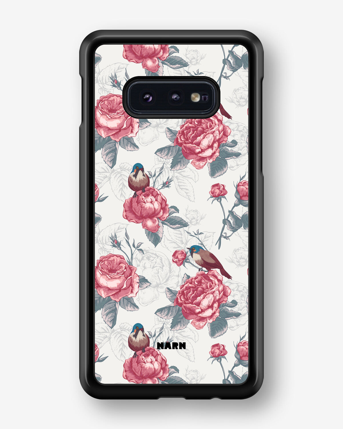 Samsung Galaxy S10e Hard Case – Birds Among Roses - View 1