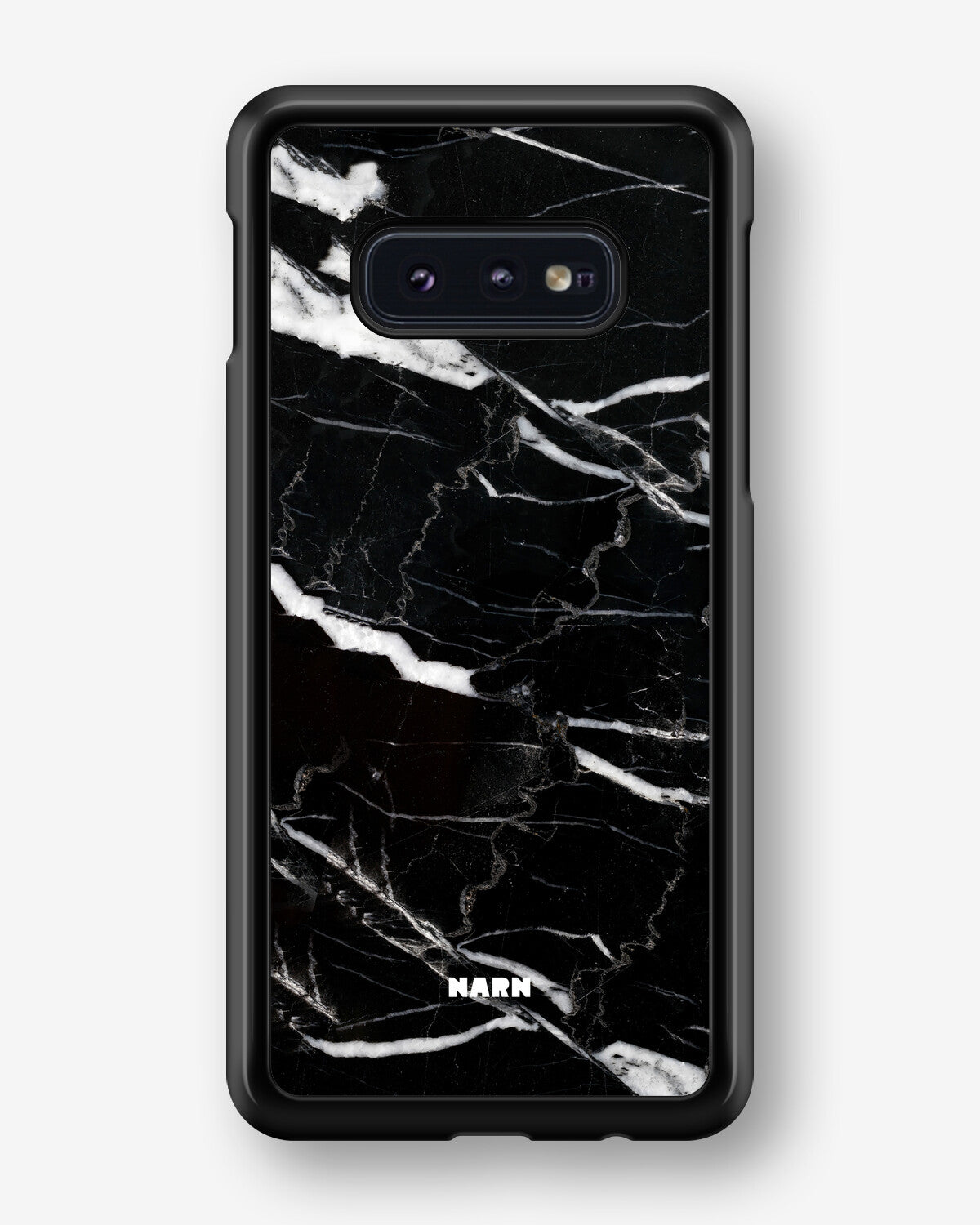 Samsung Galaxy S10e Hard Case – Black Marble - View 1