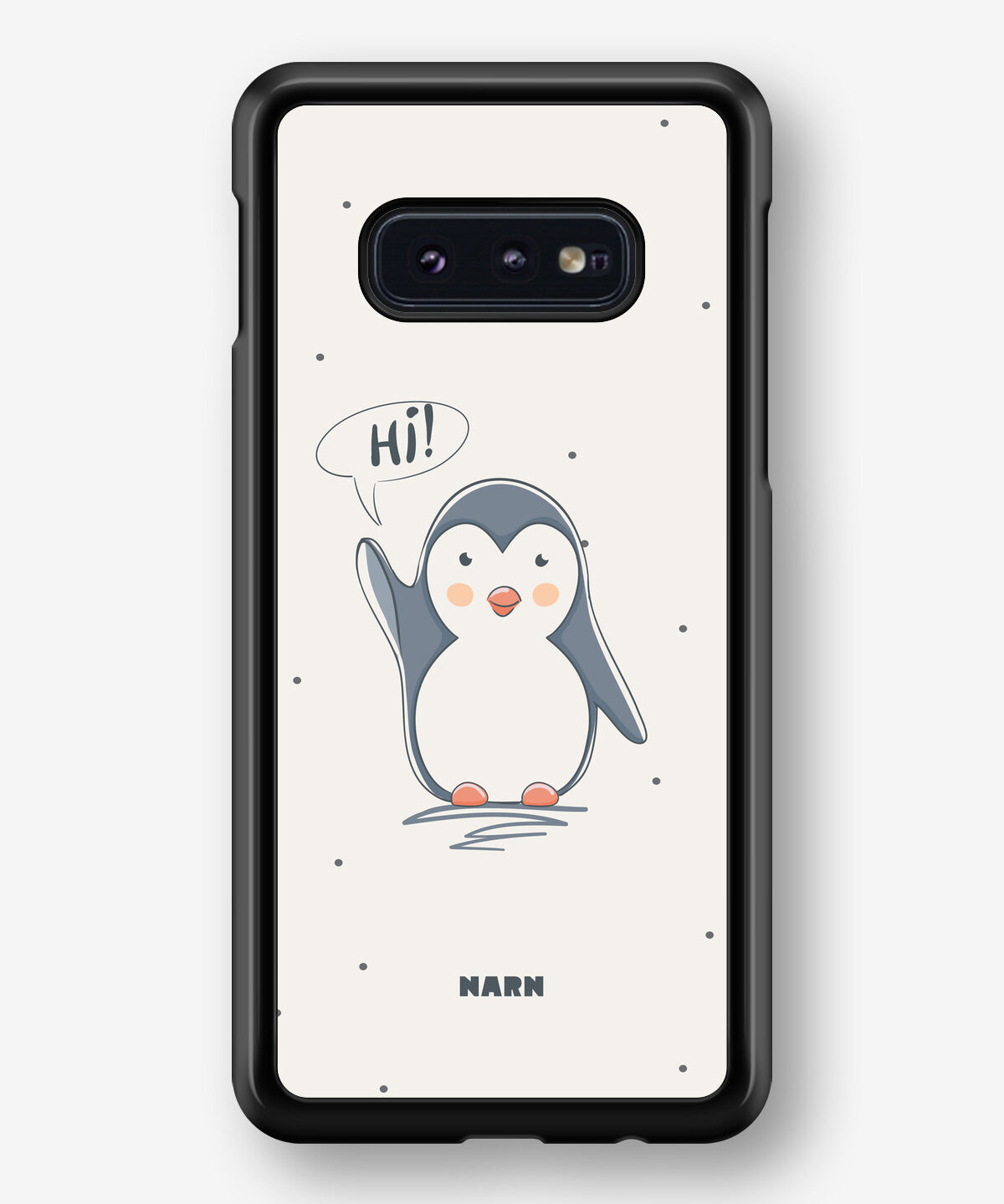 Samsung Galaxy S10e Hard Case – Cute Penguin - View 1