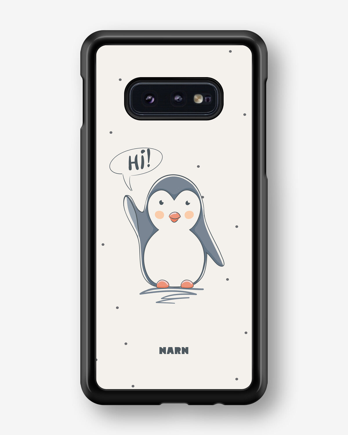 Samsung Galaxy S10e Hard Case – Cute Penguin - View 1