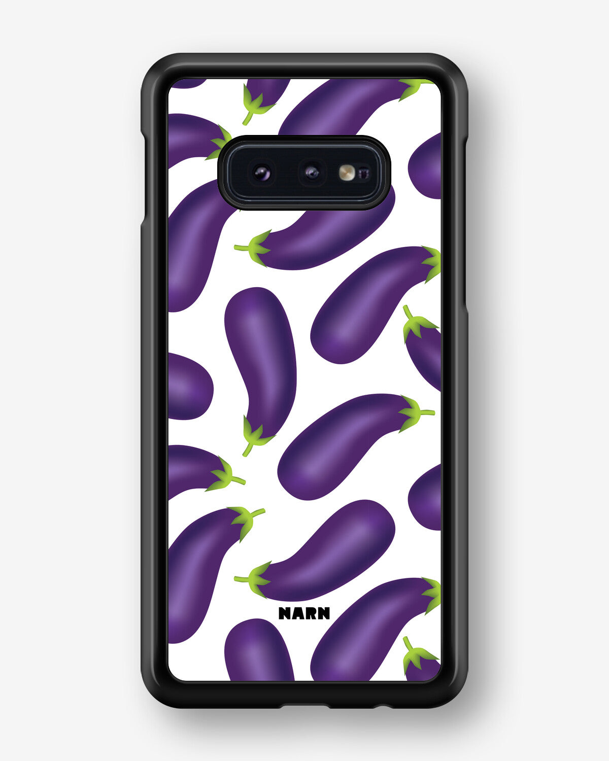 Samsung Galaxy S10e Hard Case – Eggplant Pattern - View 1