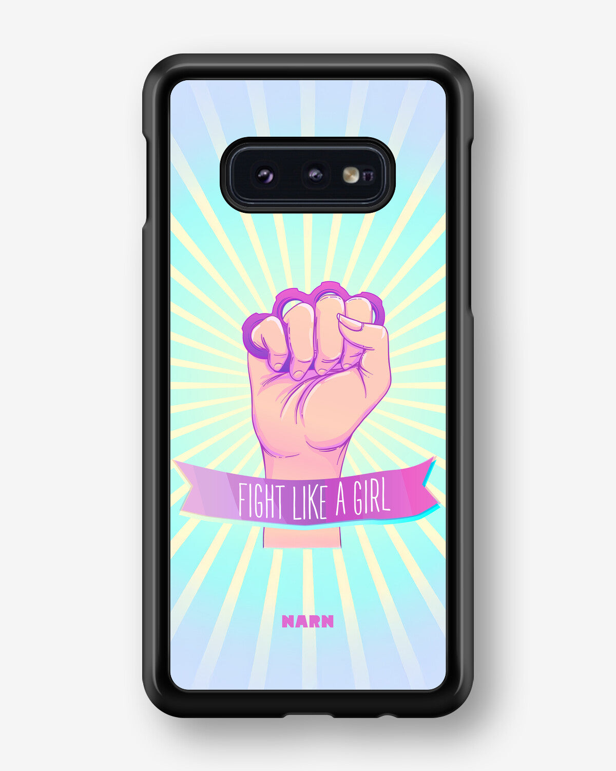 Samsung Galaxy S10e Hard Case – Fight Like A Girl - View 1